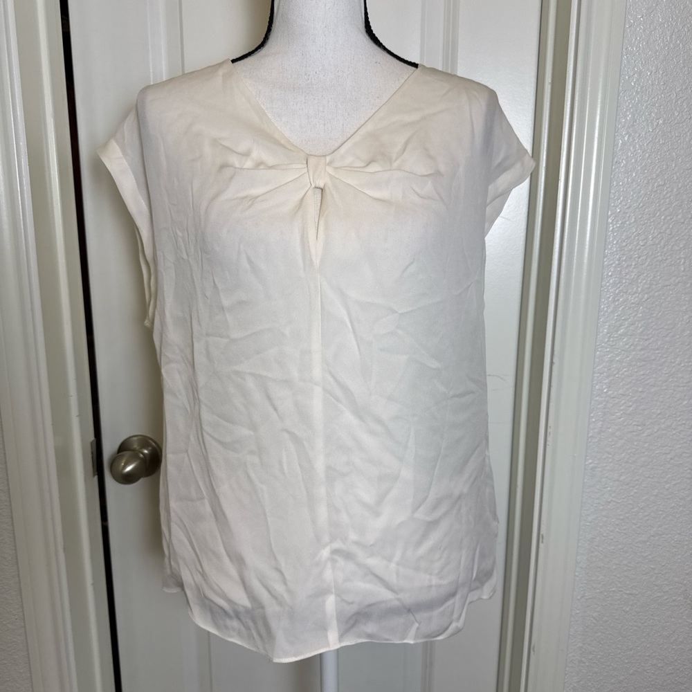 Rebecca Taylor Cream Silk Blouse